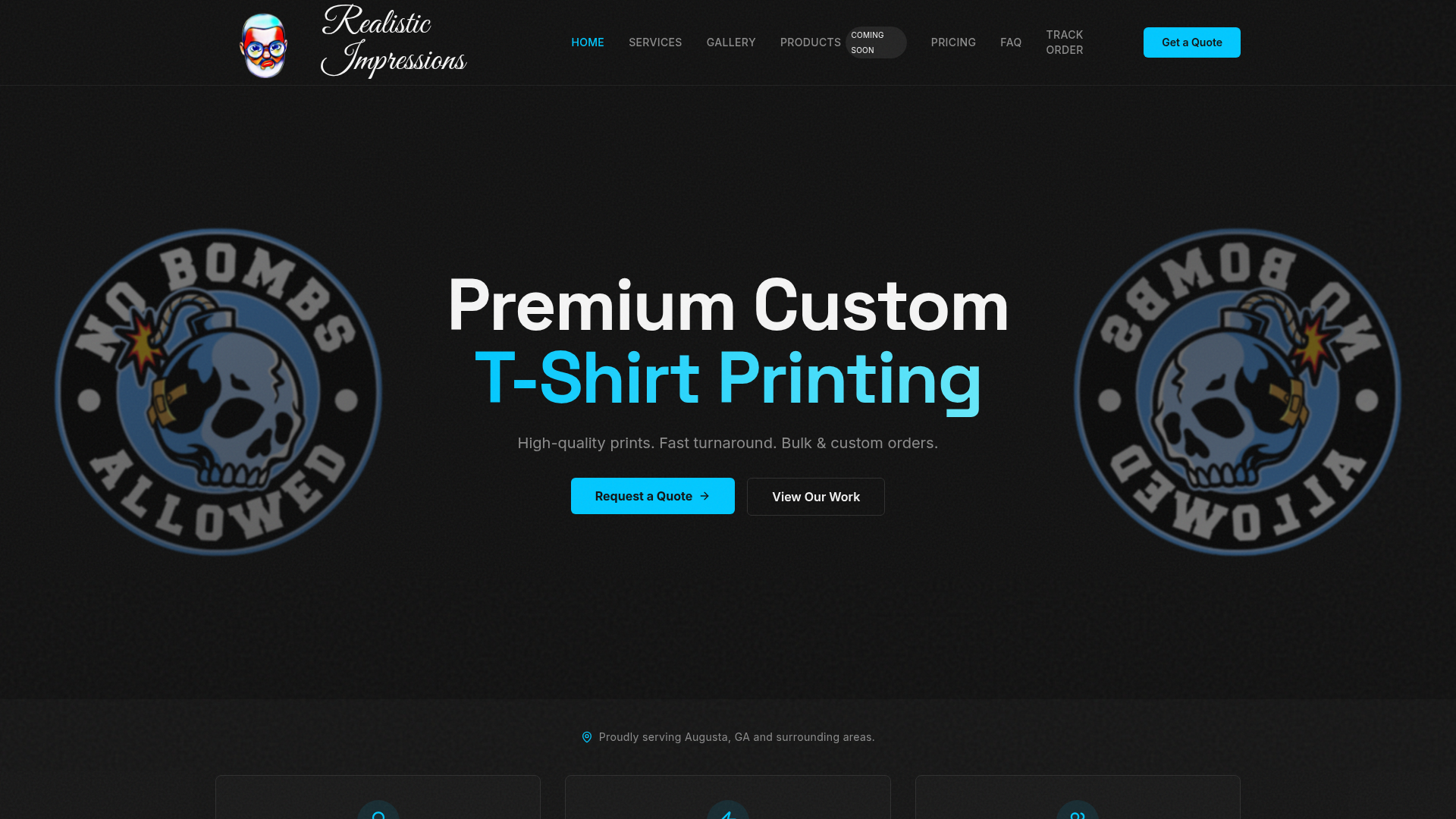 Realistic Impressions website