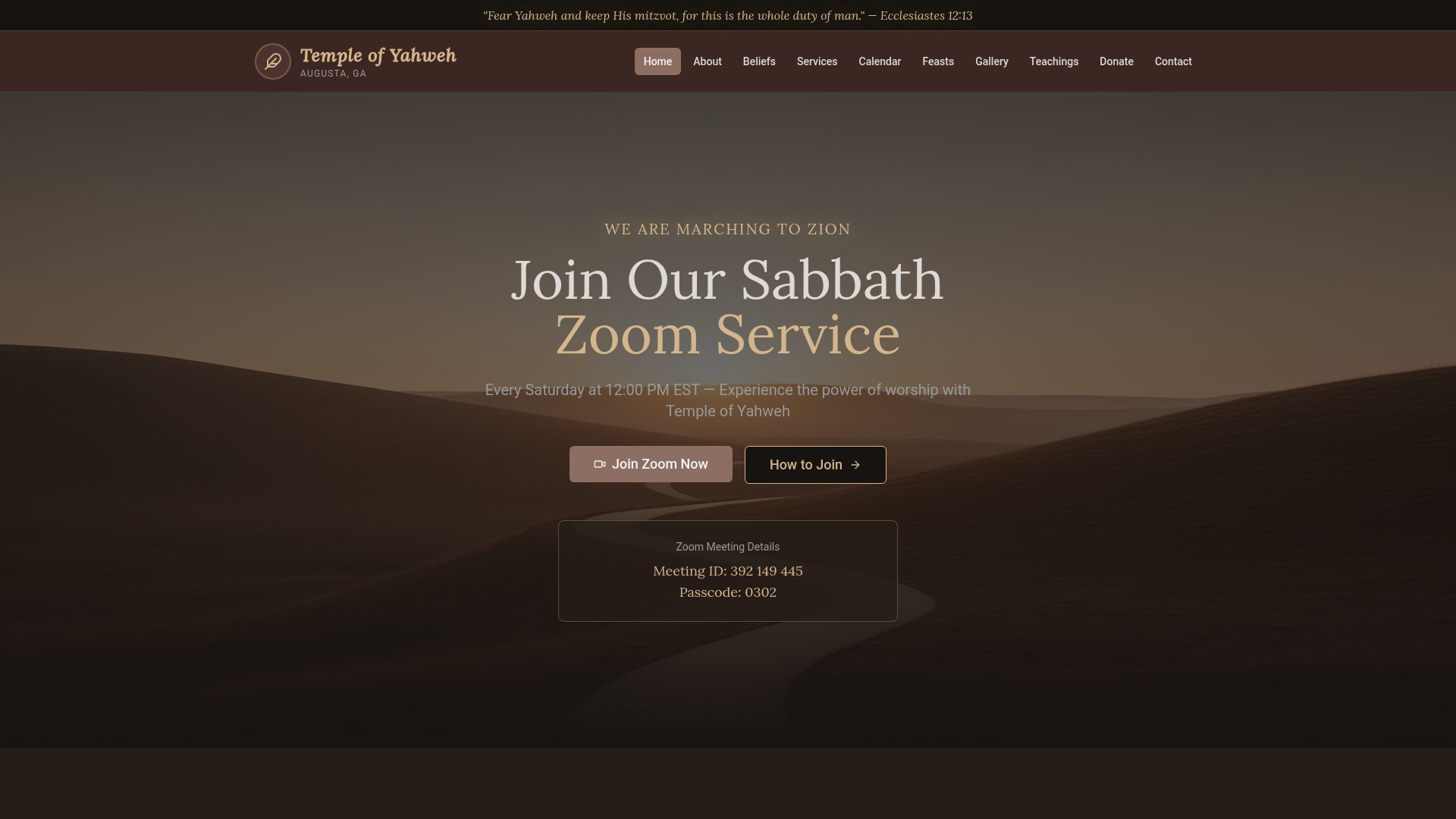 Temple of Yahweh