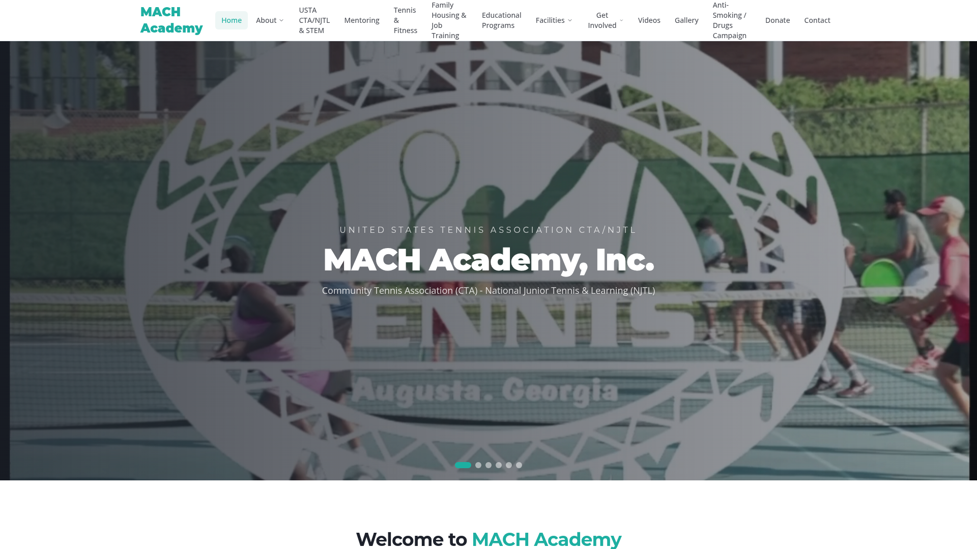 MACH Academy website
